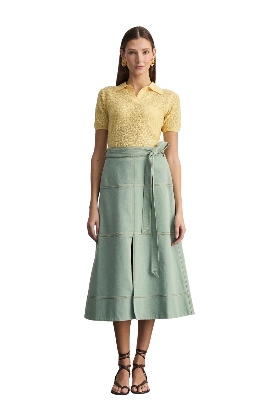 Hudley Skirt in Pistachio