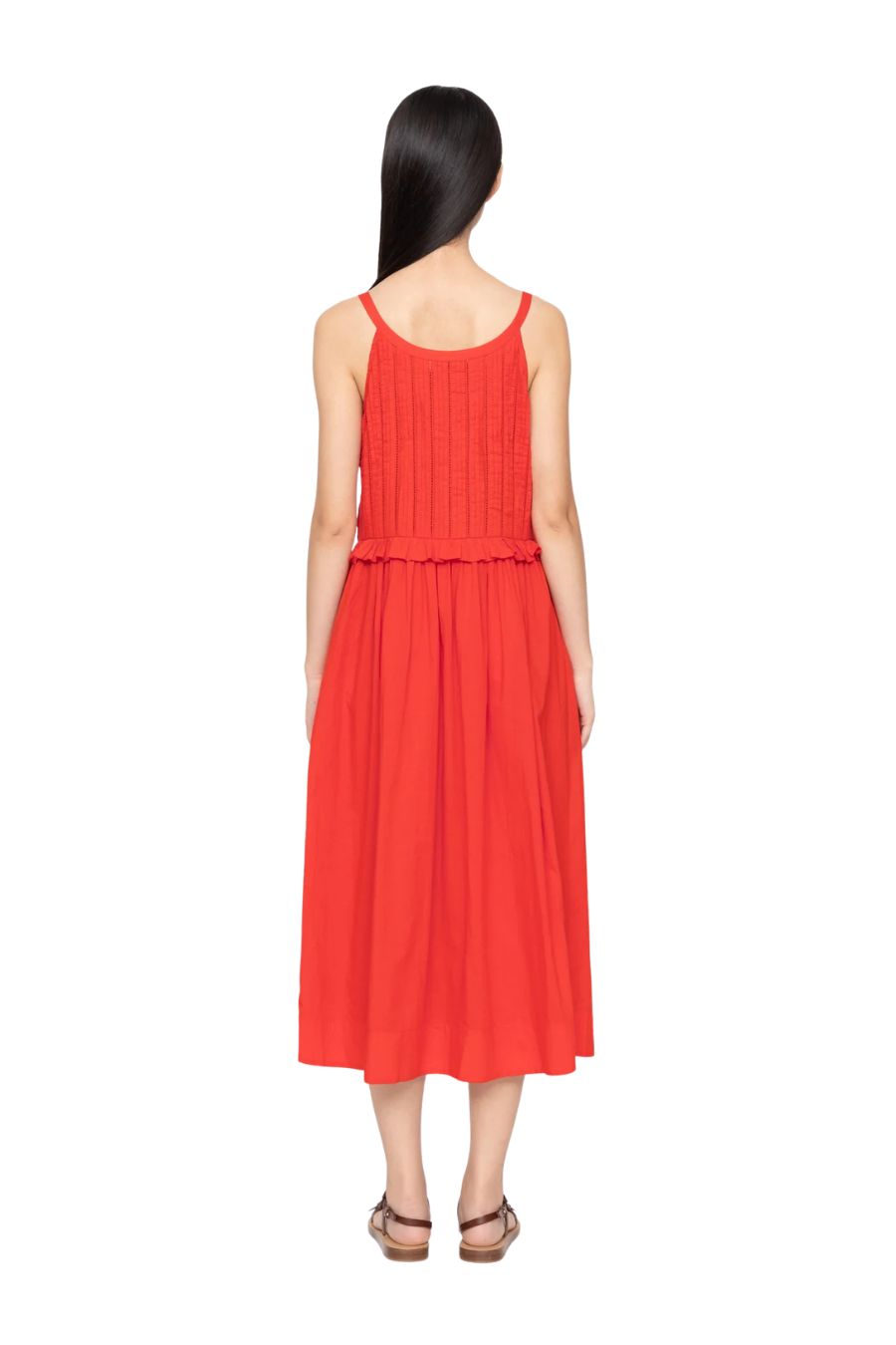 Alberte Tank Dress in Red