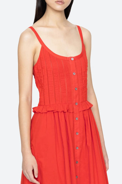 Alberte Tank Dress in Red