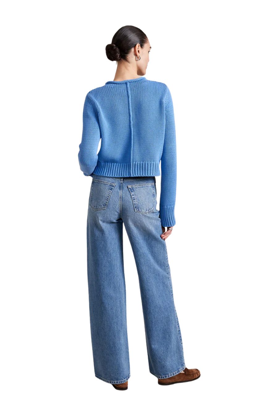 Solid Mini Marina Sweater in Sky