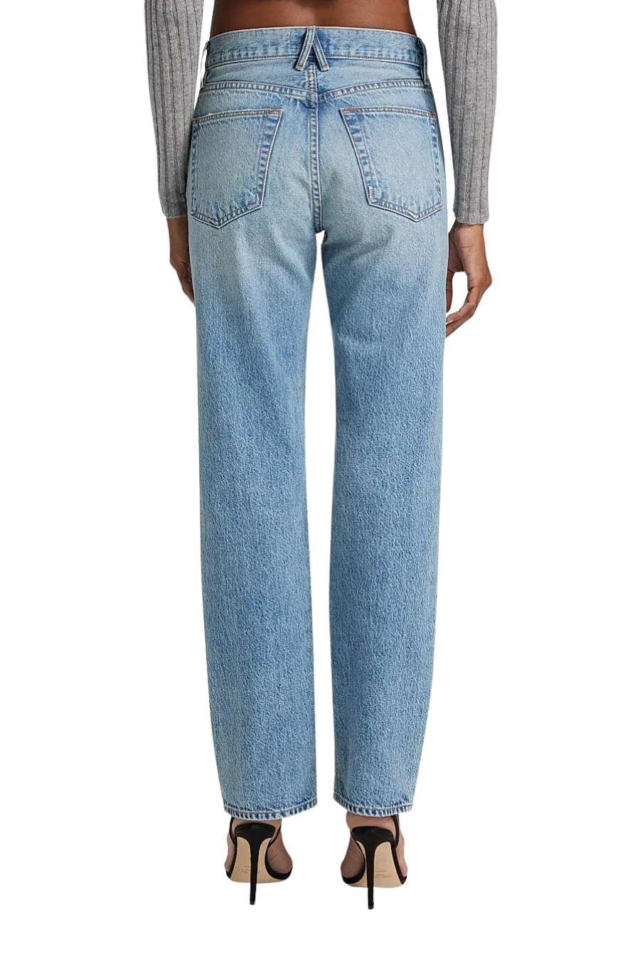 Kendra High-Rise Straight Jean in Back to Zero