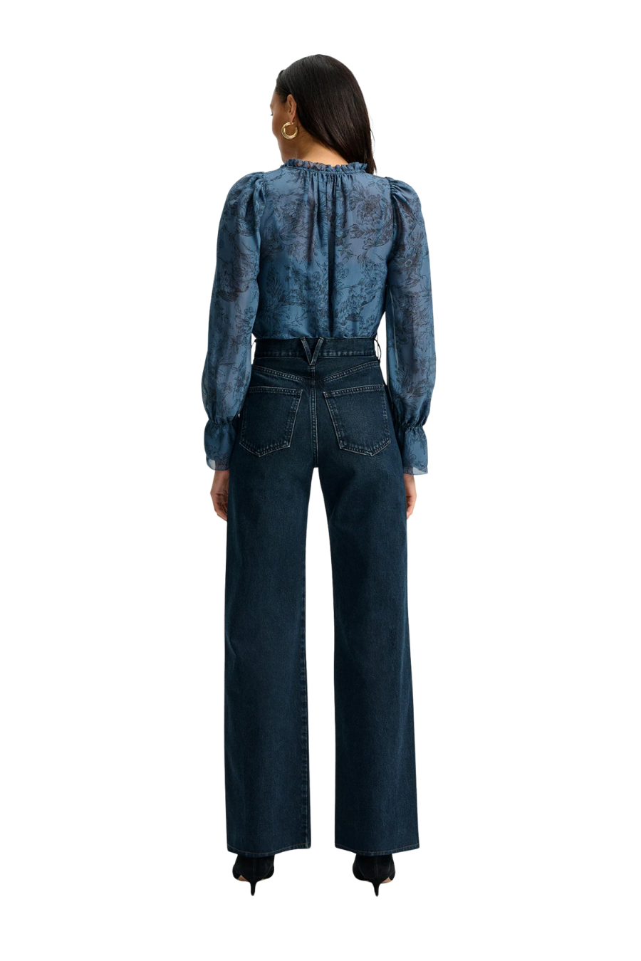 Taylor Wide-Leg Jean in Dark Midnight