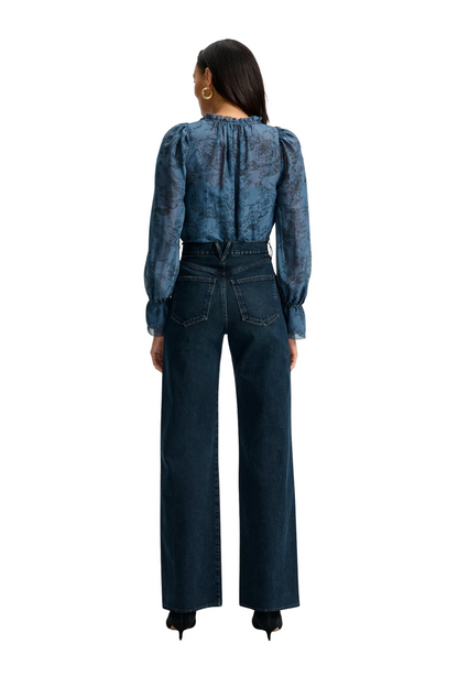 Taylor Wide-Leg Jean in Dark Midnight
