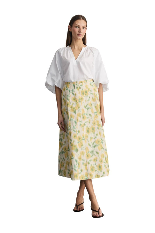 Tavia Skirt in Butter Multi