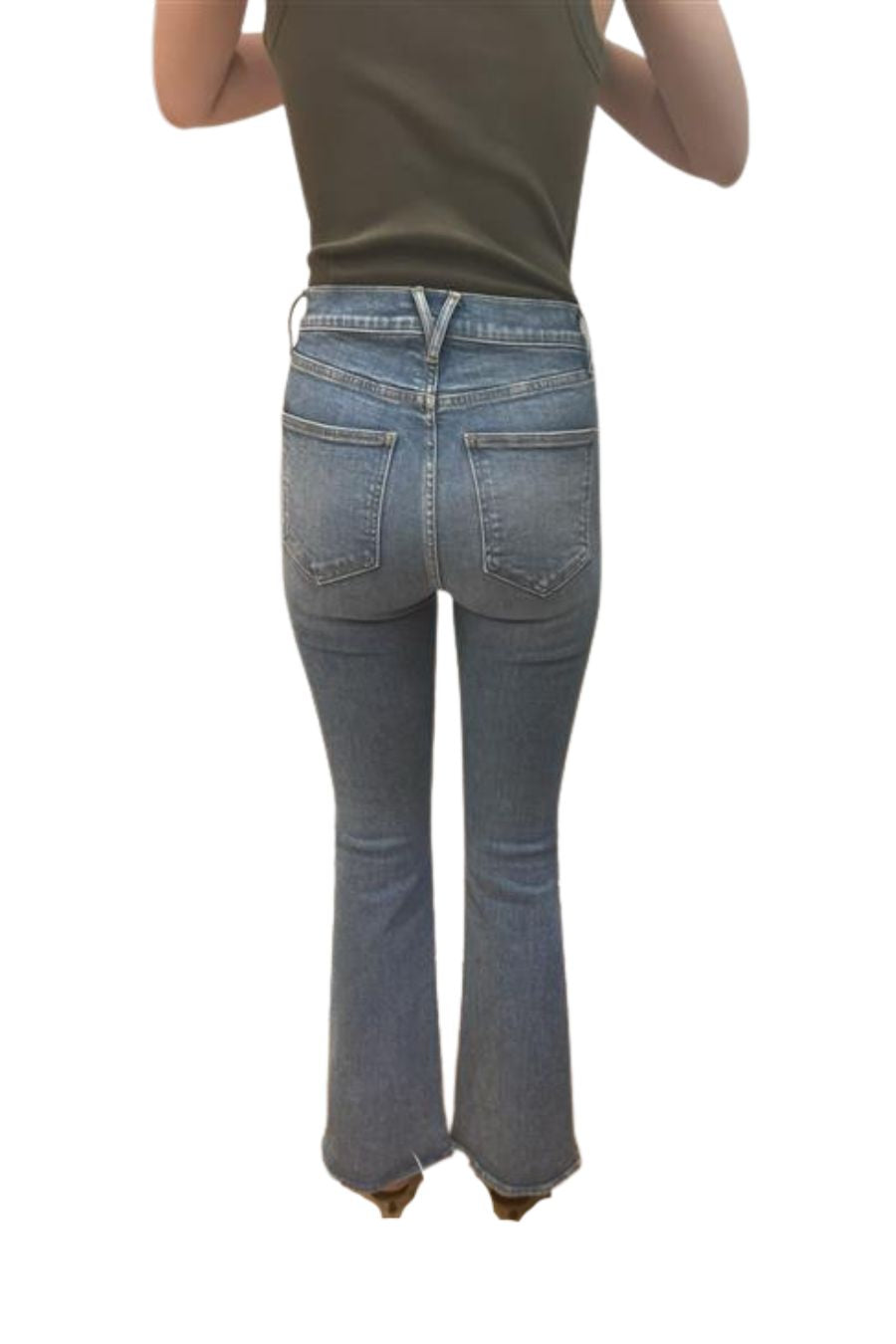 Beverly Loafer High Rise Skinny in Ripple Haze