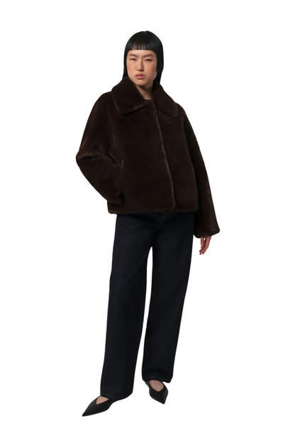 Elis Coat in Espresso