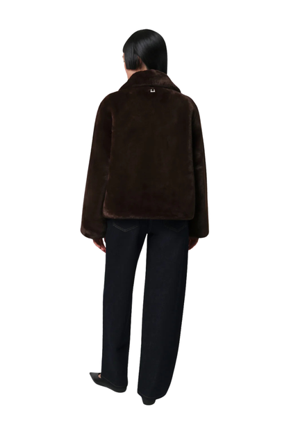 Elis Coat in Espresso