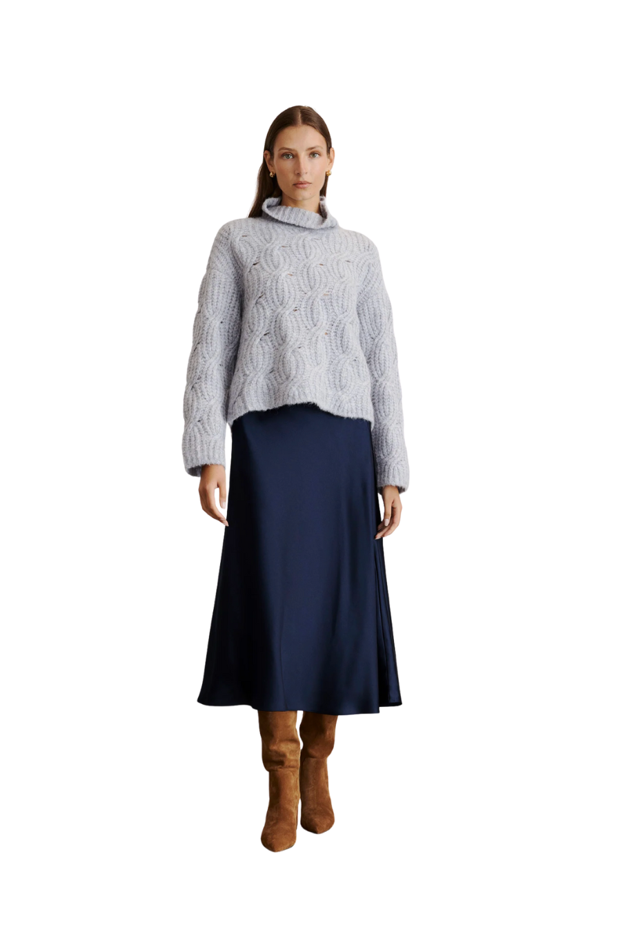 Opaline Sweater in Grey Sky