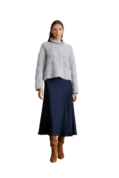 Opaline Sweater in Grey Sky
