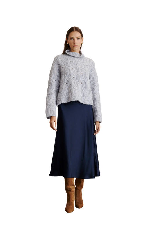 Opaline Sweater in Grey Sky