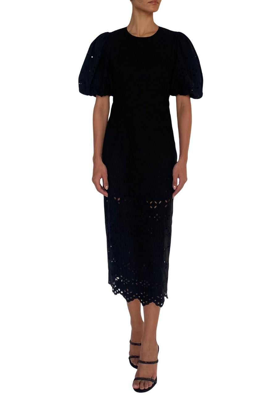 Raga Midi Dress in Black