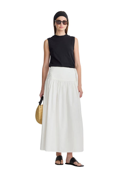 Angeli Maxi Skirt in Cream