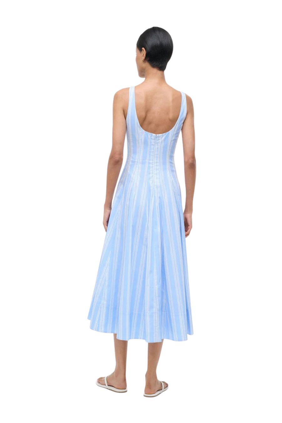 Wells Dress in Ventura Stripe