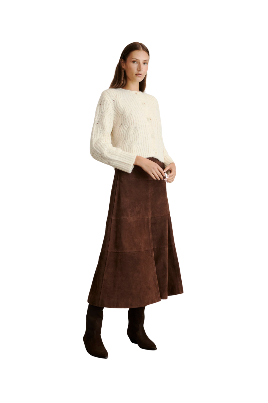 Hale Cardigan in Cream