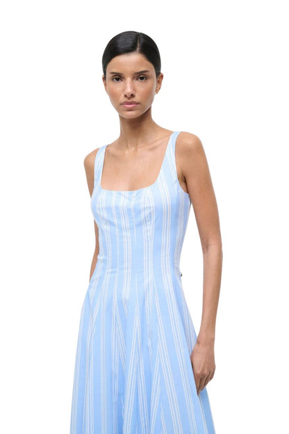 Wells Dress in Ventura Stripe