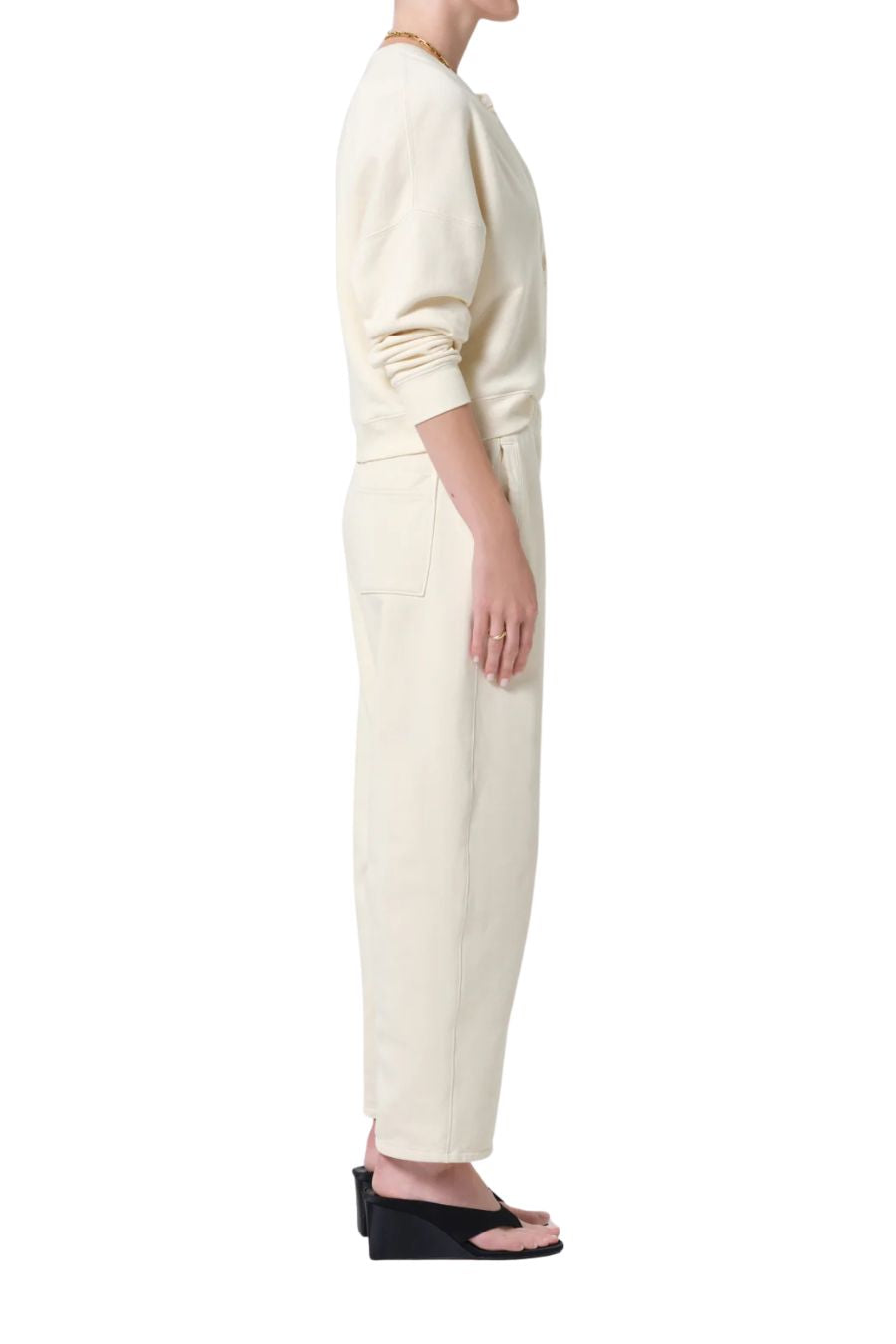 Miro Sweatpant in Cream