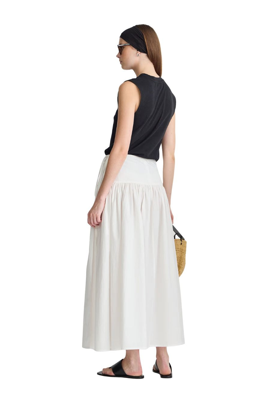 Angeli Maxi Skirt in Cream