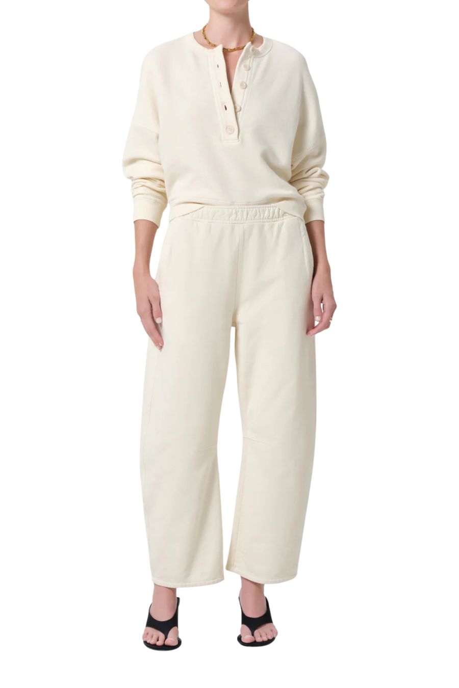 Miro Sweatpant in Cream