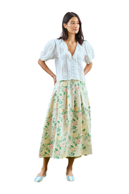 Alexis Skirt in Garden Rose Peony
