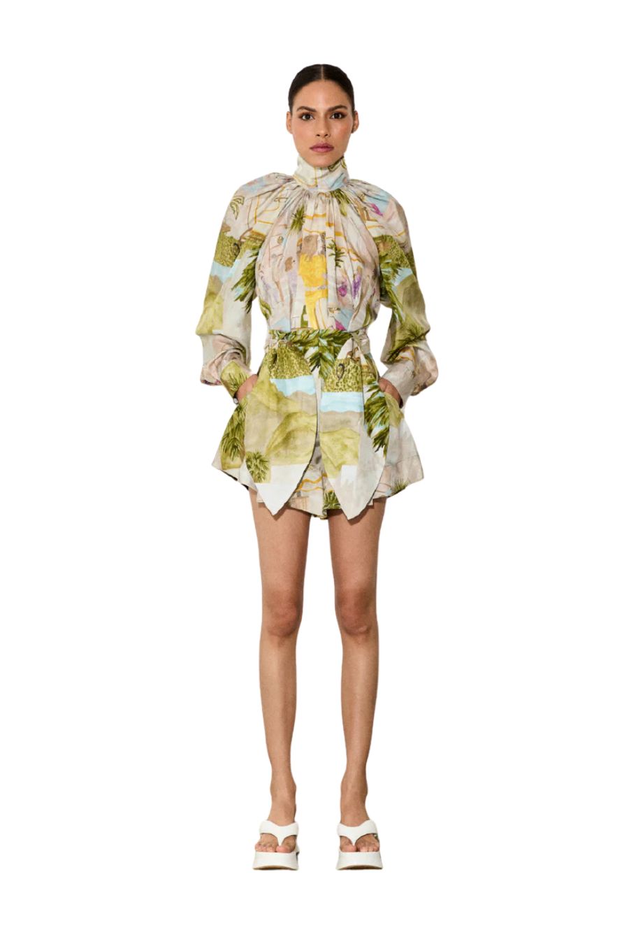 Joyce Top in Poolside