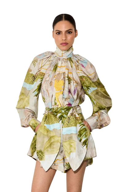 Joyce Top in Poolside