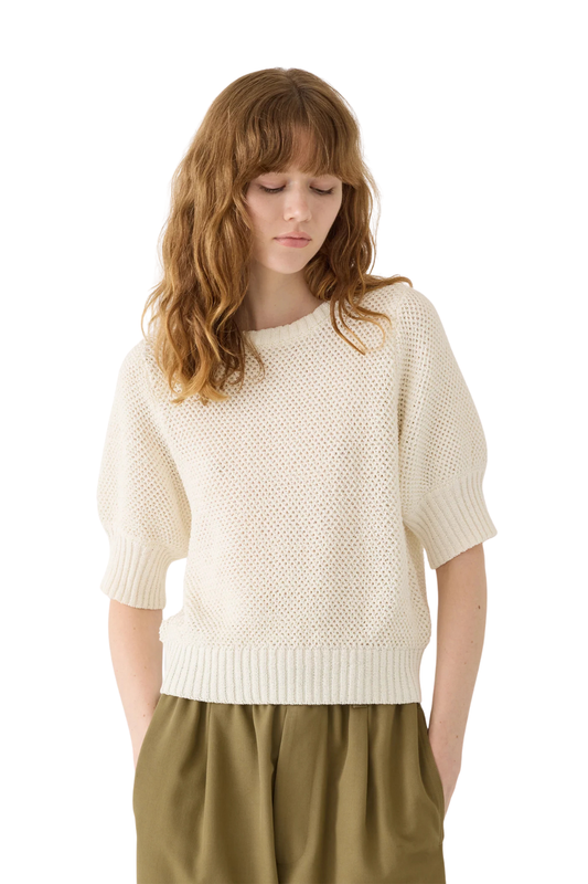 Sherry Cotton Top in White