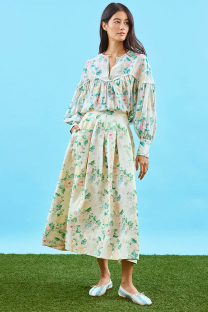 Alexis Skirt in Garden Rose Peony