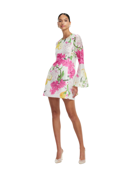 Suzanne Bell Sleeve Mini Dress