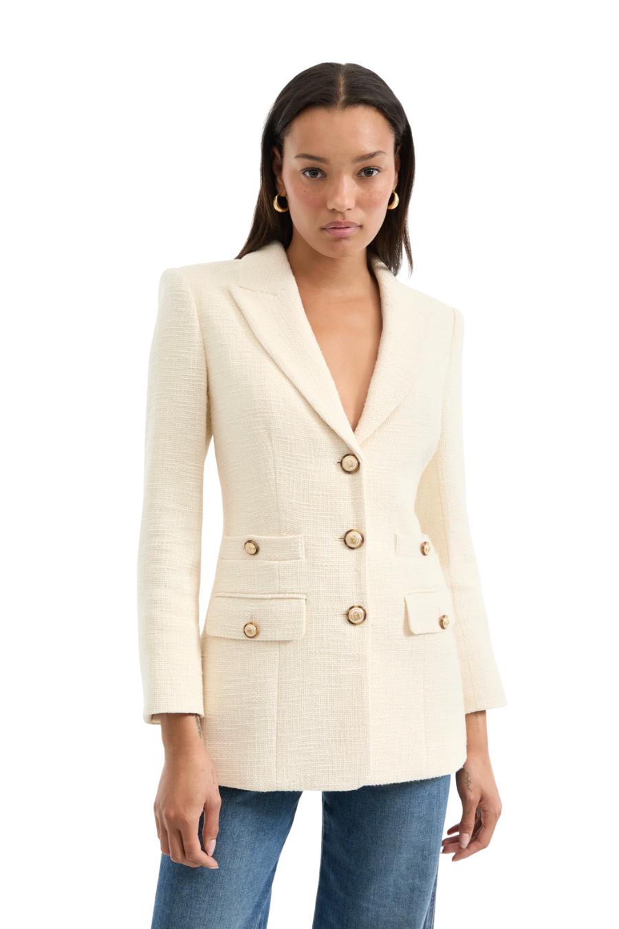 Terre Cotton Dickey Jacket in Ecru