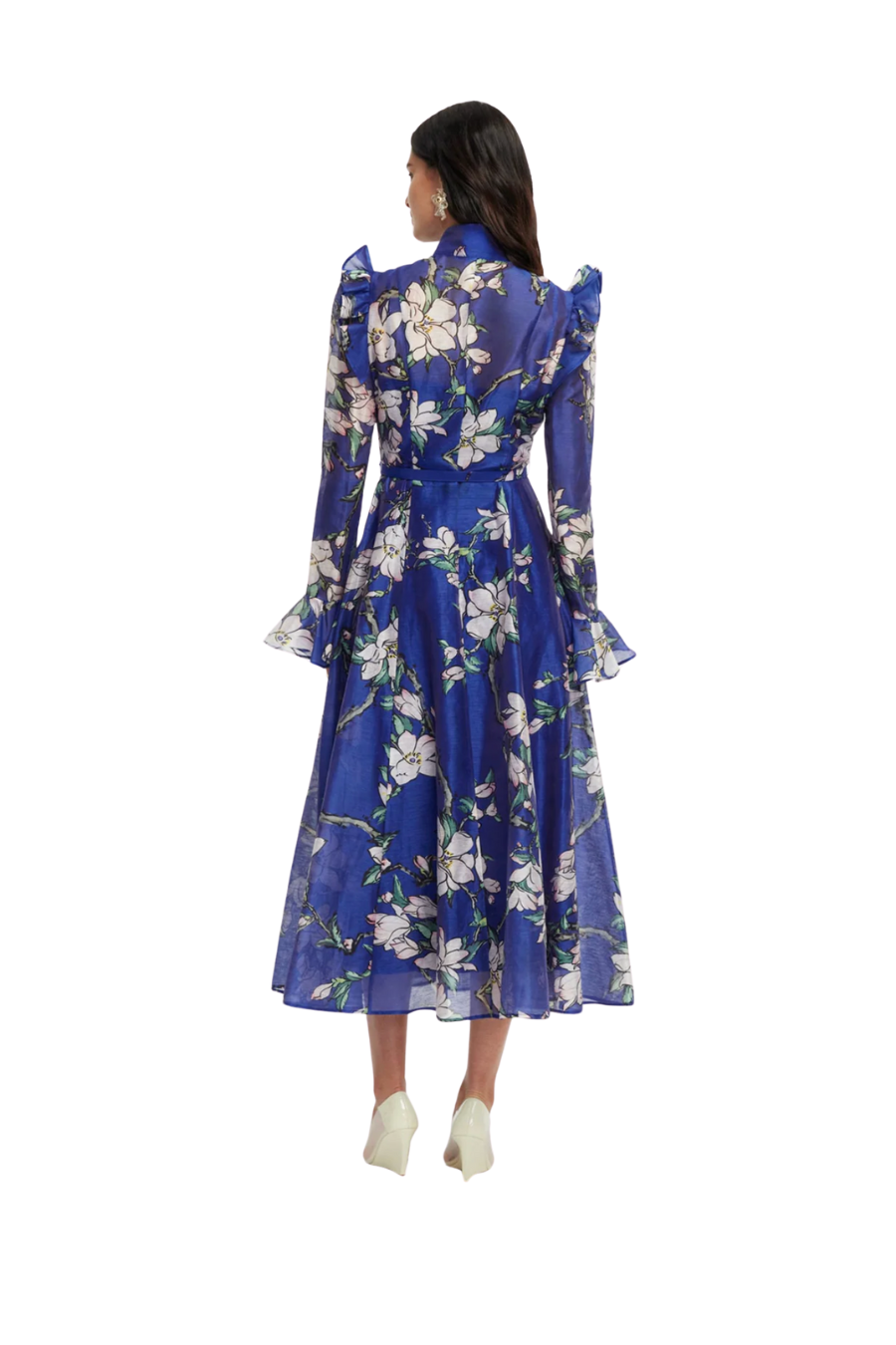 Katrina Butterfly Sleeve Midi Dress