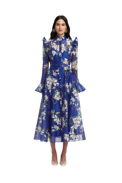 Katrina Butterfly Sleeve Midi Dress