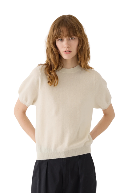 Tilda Cashmere Top in Ivory