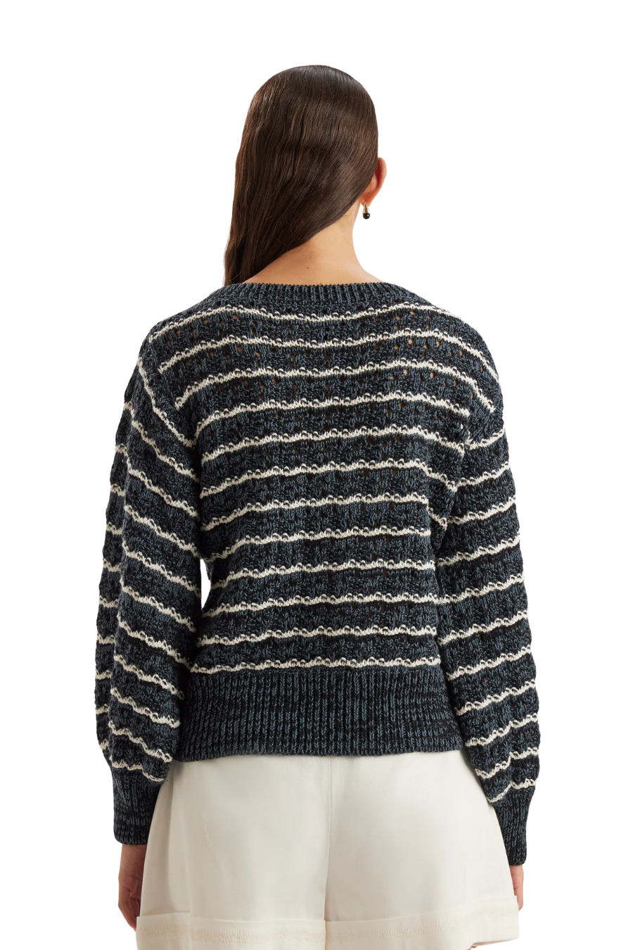 Cy Sweater in Midnight Cream
