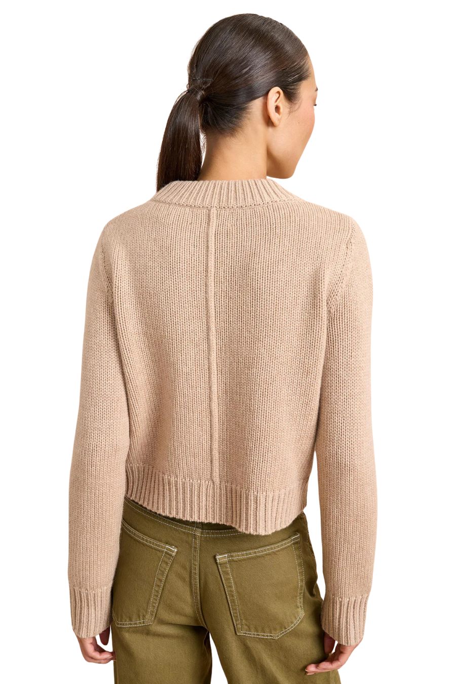 Solid Mini Marin Sweater in Camel