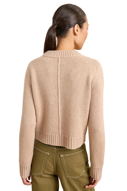 Solid Mini Marin Sweater in Camel