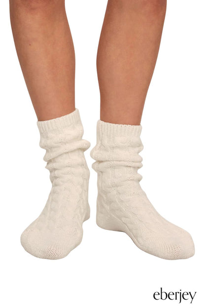 Cozy Socks in Ivory