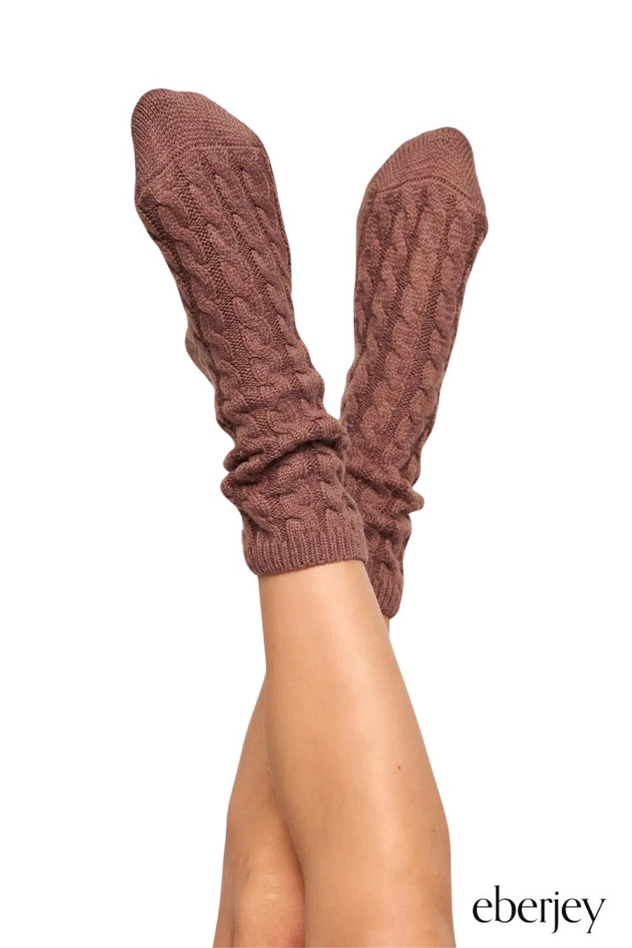 Cozy Socks in Deep Taupe