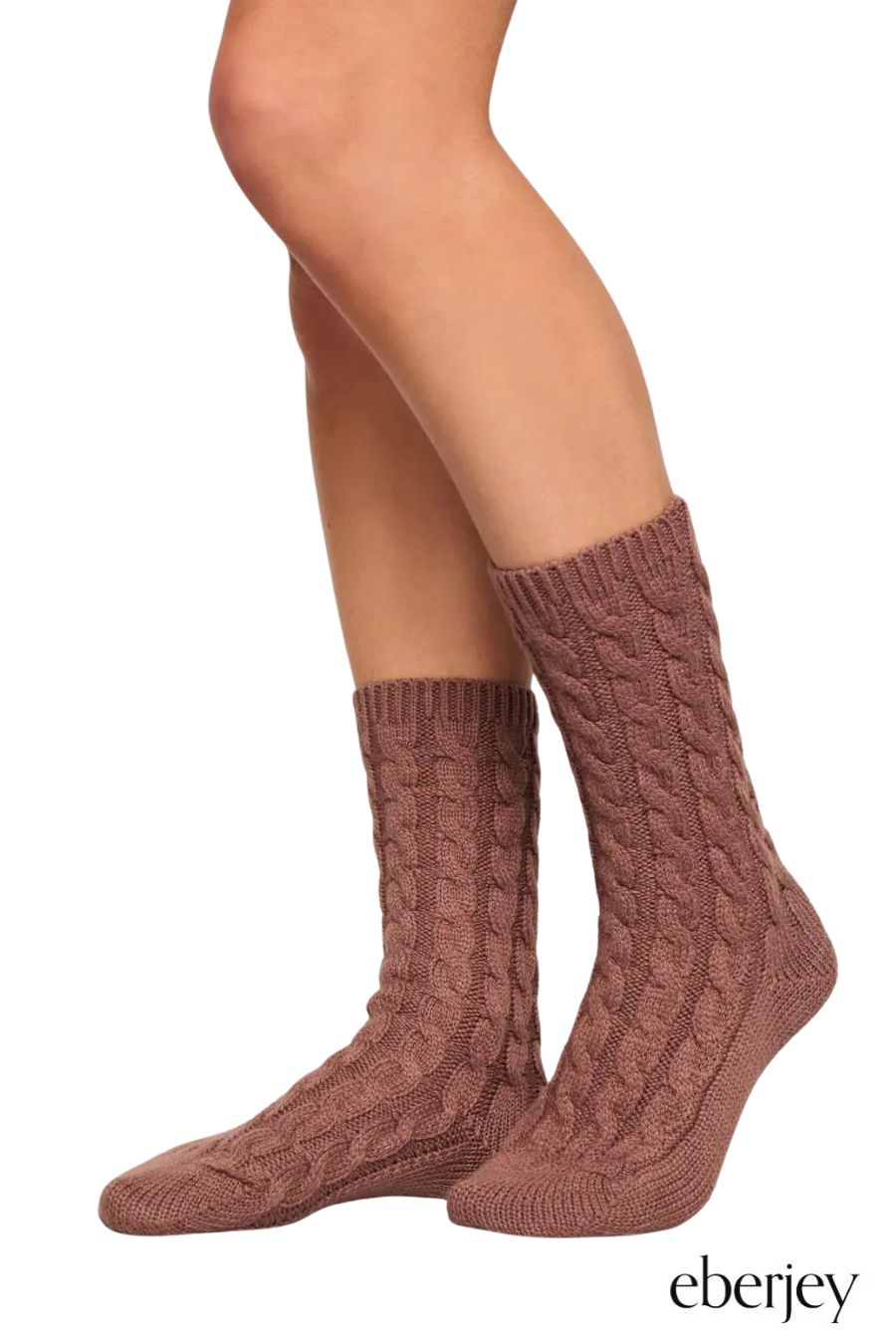 Cozy Socks in Deep Taupe