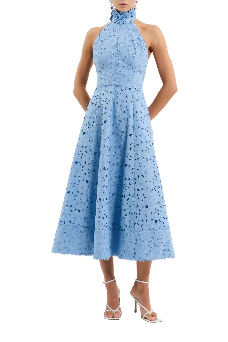 Nuvola Halter Midi in Blue