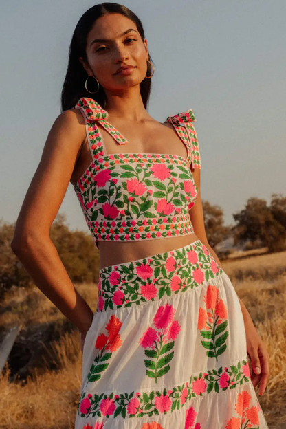 Neon Border Lara Top