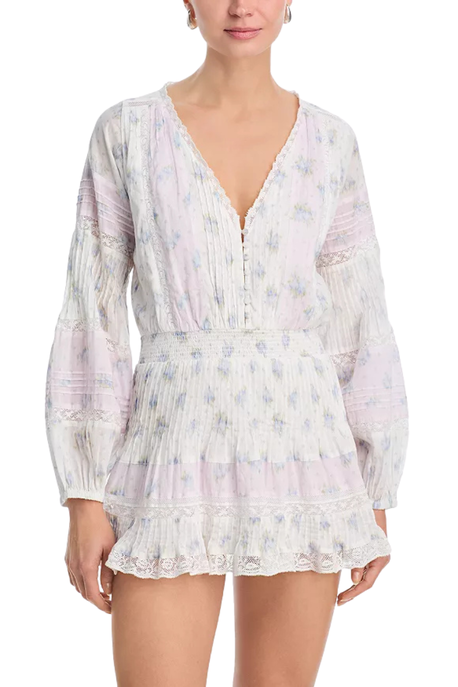 Winfrey Dress in Lilac Vanilla