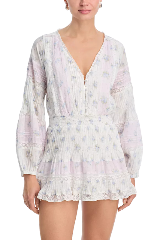 Winfrey Dress in Lilac Vanilla