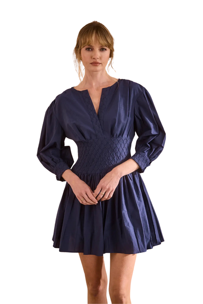 Siri Dress in Navy