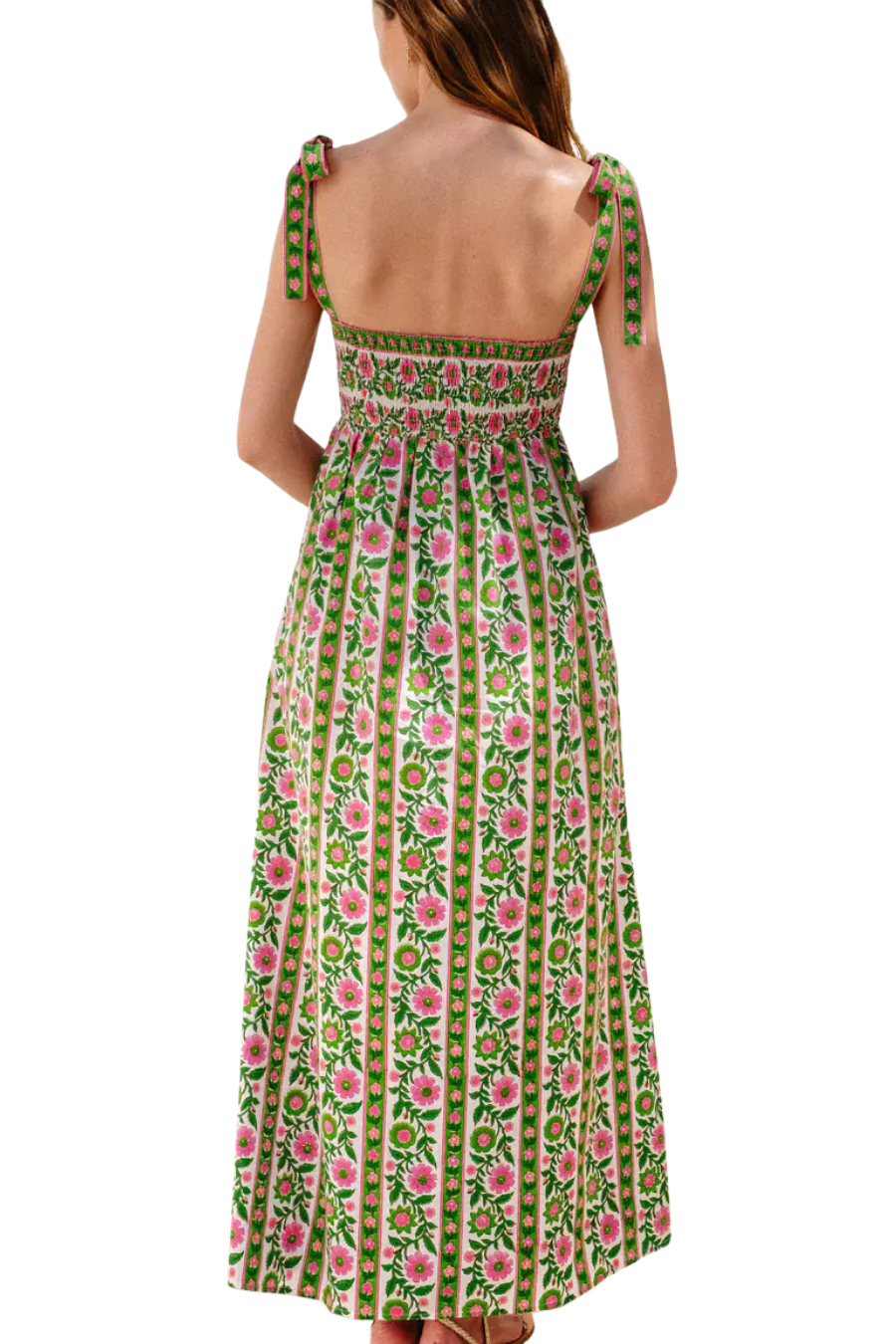 Emerald Border Mykonos Dress