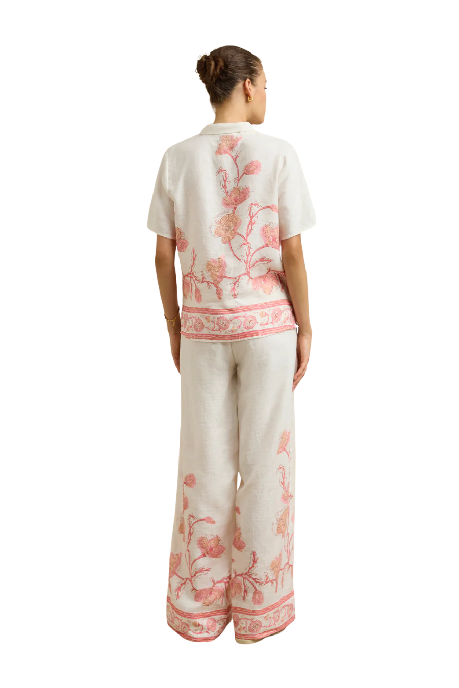 Gabriella Shirt in Hibiscus Bloom Pink