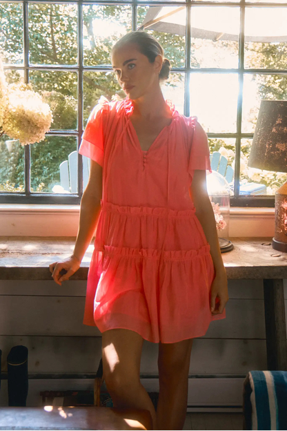 Merritt Dress in Peony