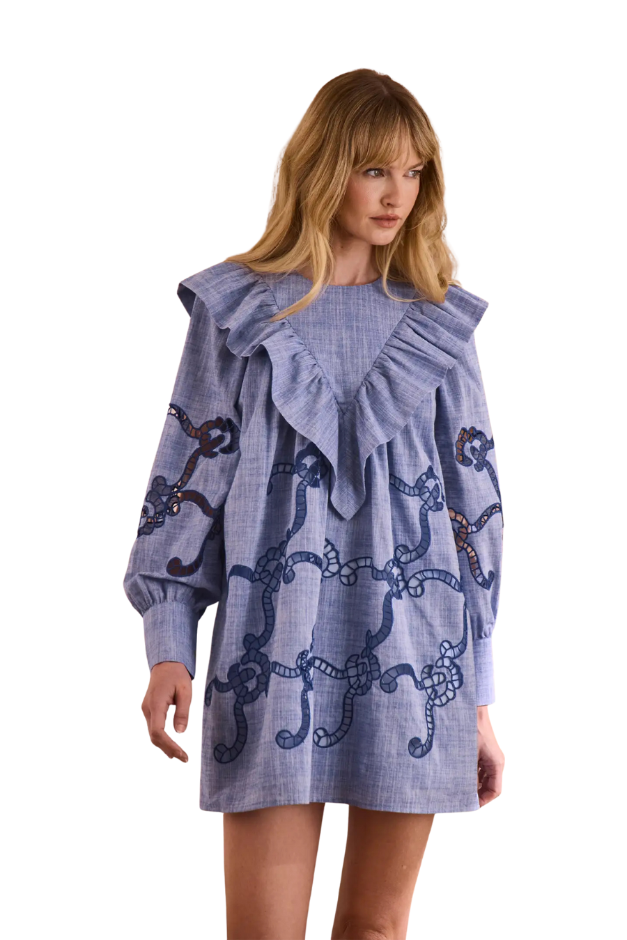 Azalea Dress in Seabank Chambray