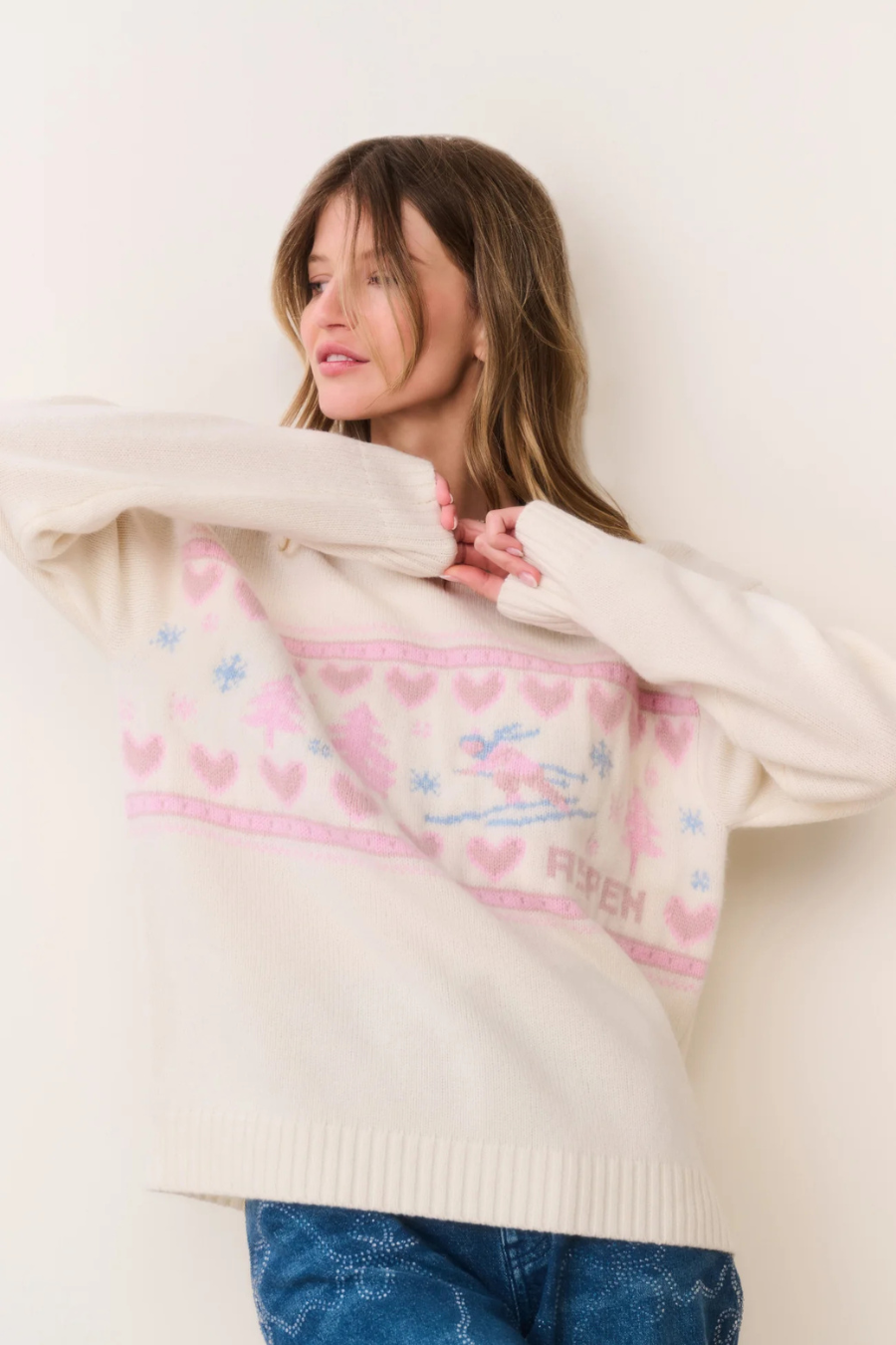 Francie Pullover in Apres Ivory