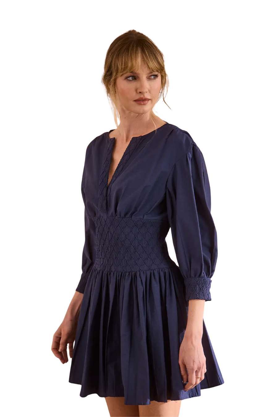 Siri Dress in Navy