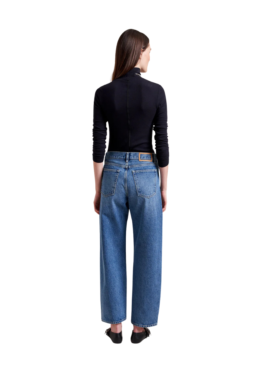 Marilyn Mid-Rise Barrel Jean in Max